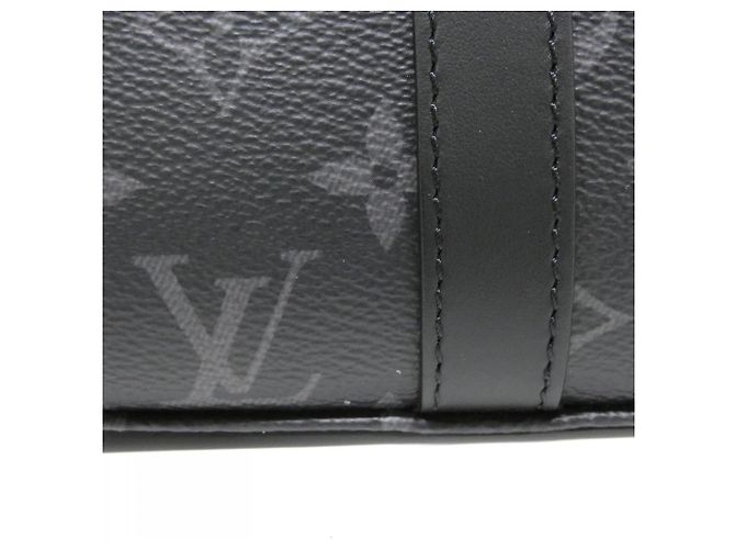 Borsa Cross Sac Plat Monogram Eclipse Louis Vuitton Nero Monogramma - vista 4
