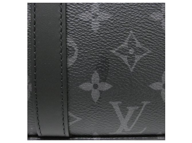 Borsa Cross Sac Plat Monogram Eclipse Louis Vuitton Nero Monogramma - vista 5