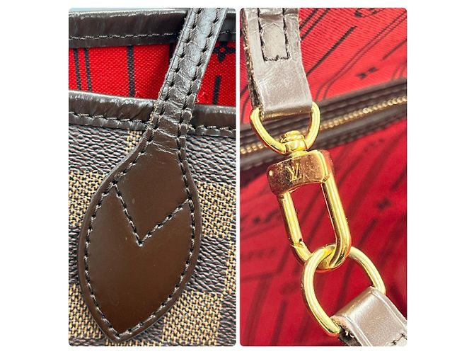 Borsa tote Neverfull MM Louis Vuitton N51105 - vista 8