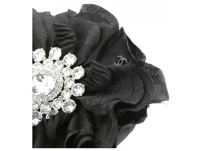 Chanel AAB233 Corsage Schwarz Silber - Ansicht 3
