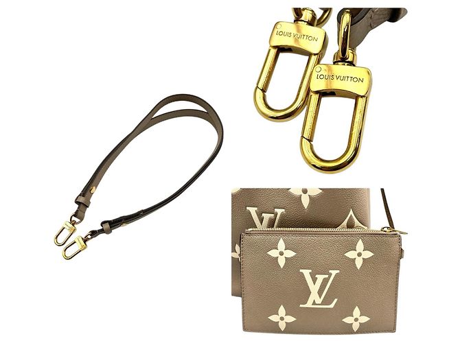 Néonoé Borsa a Spalla 2 in 1 NeoNoe MM di Louis Vuitton Beige - vista 9