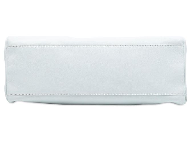 Fendi Weißes Leder FF Tote - Ansicht 3