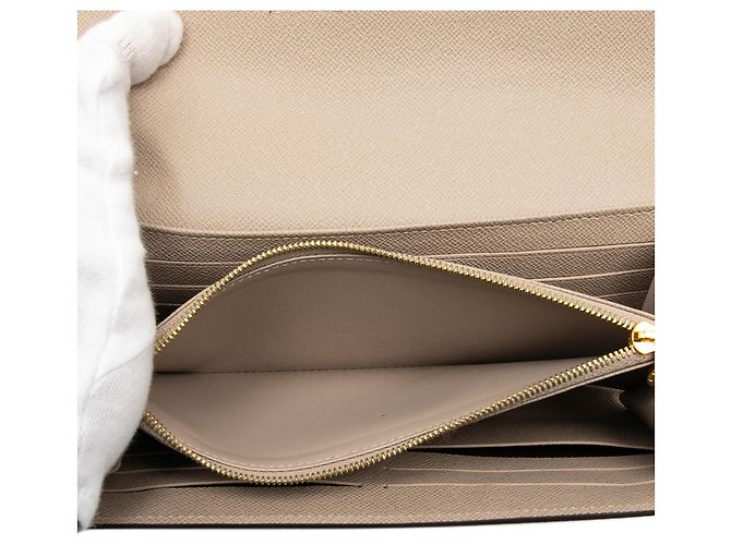Lange Brieftasche Epi Twist in Braun von Louis Vuitton Beige - Ansicht 4