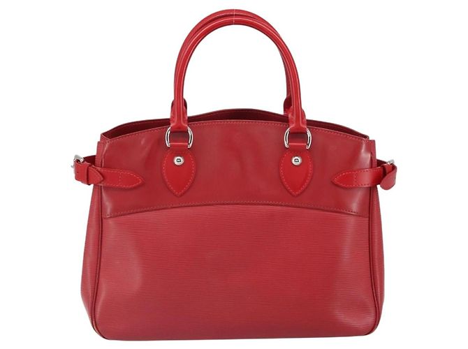 Borsa Tote Passy in pelle Epi PM Louis Vuitton Rosso - vista 2