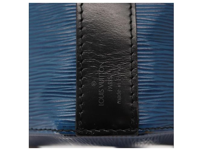 Vintage Louis Vuitton Schultertasche aus Epi-Leder PM Blau - Ansicht 7