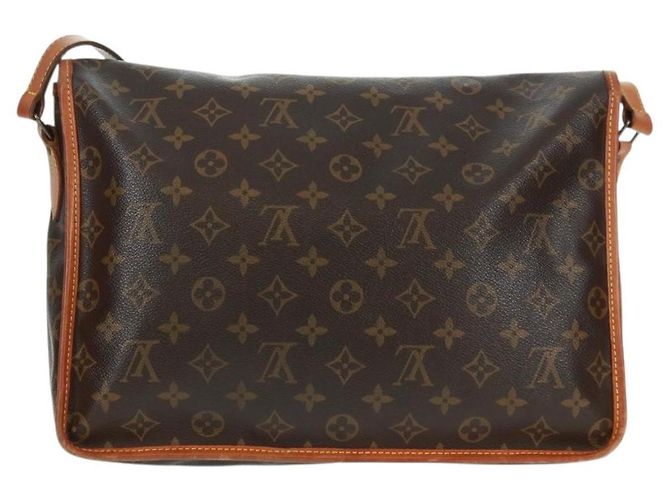 Gibeciere Borsa Messenger Gibecière Monogram Canvas MM Louis Vuitton Marrone - vista 2