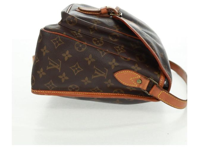 Gibeciere Borsa Messenger Gibecière Monogram Canvas MM Louis Vuitton Marrone - vista 4