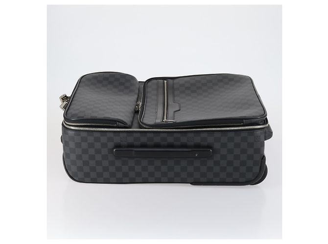 Bagagli Pegase Louis Vuitton Damier Graphite 55 Nero - vista 3