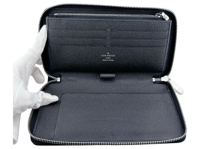 Louis Vuitton Zippy Organizer Long Wallet Black - view 12
