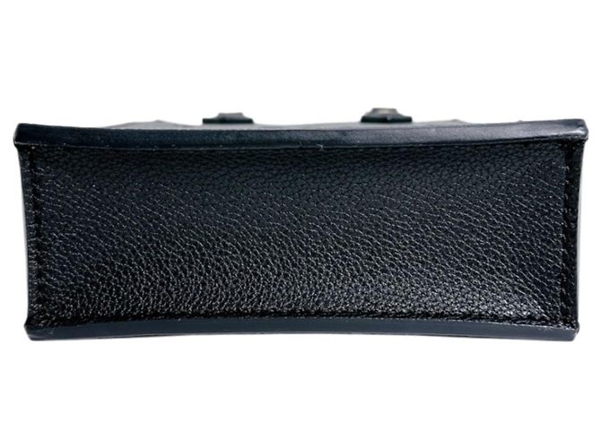 Borsa a Spalla Petite Sac Plat Monogramma Louis Vuitton Nero - vista 5
