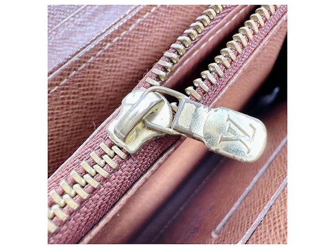 Cartera Zippy Louis Vuitton Castaño - vista 14
