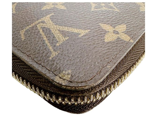 Cartera Zippy Louis Vuitton Castaño - vista 6