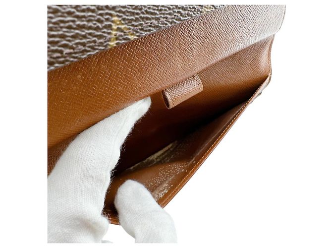 Cartera Larga Porte Tresor Internacional Louis Vuitton Castaño - vista 12