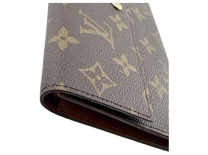 Cartera Larga Porte Tresor Internacional Louis Vuitton Castaño - vista 3