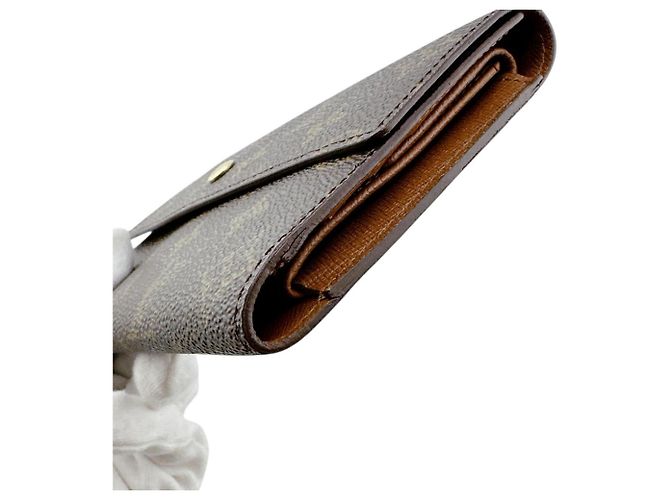 Cartera Larga Porte Tresor Internacional Louis Vuitton Castaño - vista 5