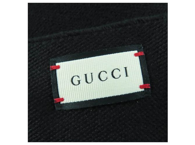 Sciarpa in lana Gucci Stall Nero - vista 8
