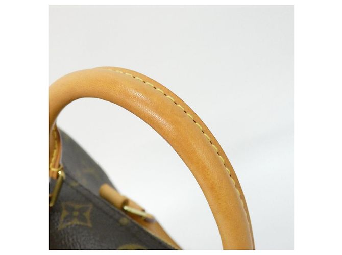 Borsa Boston Monogram Bandoulière Speedy Louis Vuitton Marrone - vista 7