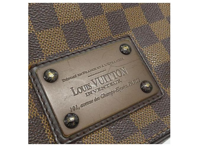 Borsa a Spalla Brooklyn Damier di Louis Vuitton Marrone - vista 5