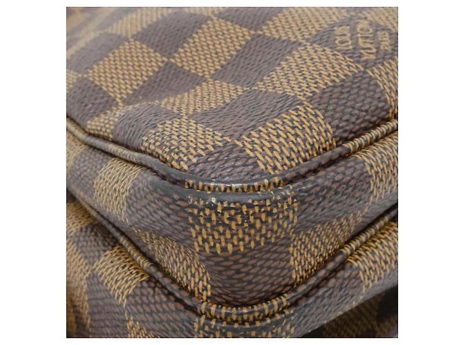 Borsa a Spalla Naviglio Damier Louis Vuitton Metallico Bronzo - vista 2