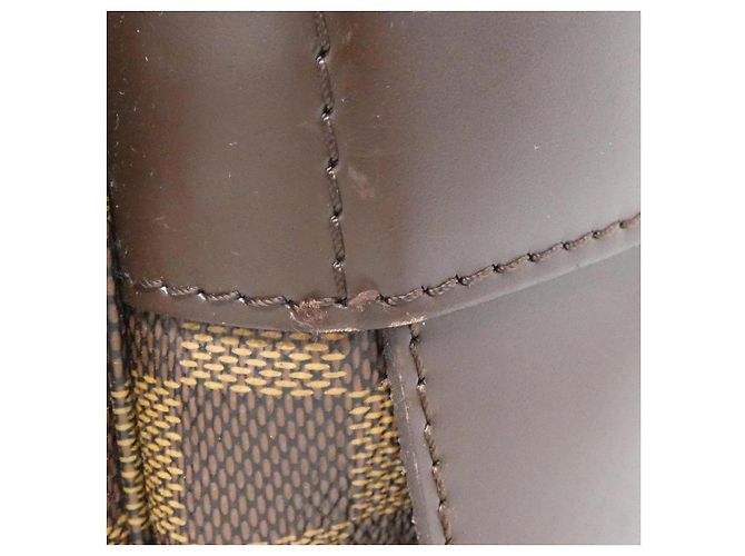Borsa a Spalla Naviglio Damier Louis Vuitton Metallico Bronzo - vista 3