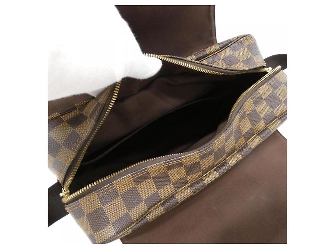 Borsa a Spalla Naviglio Damier Louis Vuitton Metallico Bronzo - vista 6