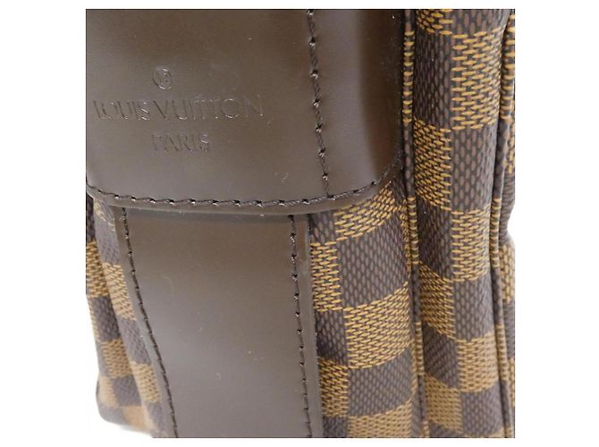 Borsa a Spalla Naviglio Damier Louis Vuitton Marrone - vista 4