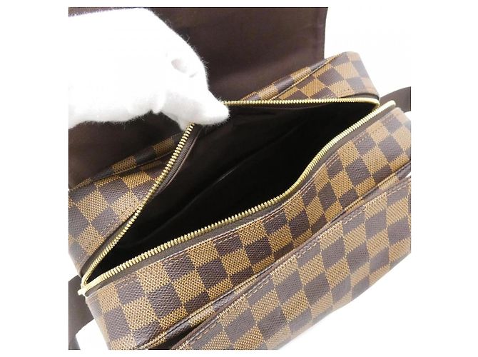 Borsa a Spalla Naviglio Damier Louis Vuitton Marrone - vista 6