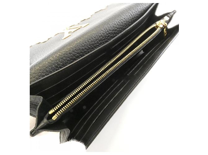 Portafoglio Lungo Capucines Taurillon di Louis Vuitton Nero - vista 6