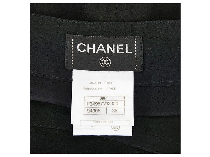 Timeless Short de seda Chanel Negro - vista 5