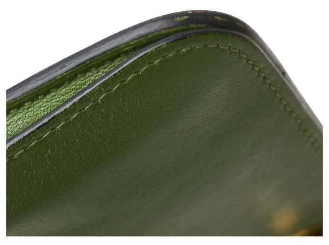 Portafoglio Dogon Swift di Hermès Verde - vista 4