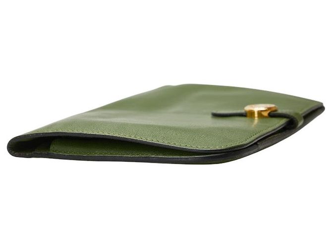 Portafoglio Dogon Swift di Hermès Verde - vista 5