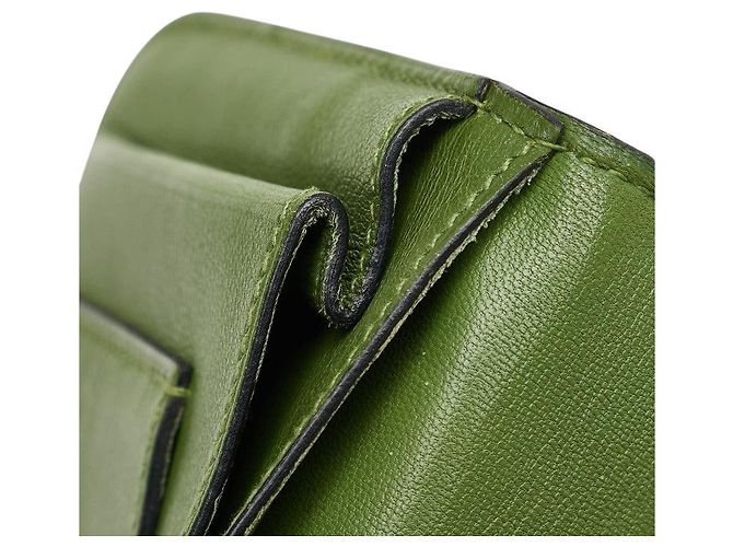Portafoglio Dogon Swift di Hermès Verde - vista 7