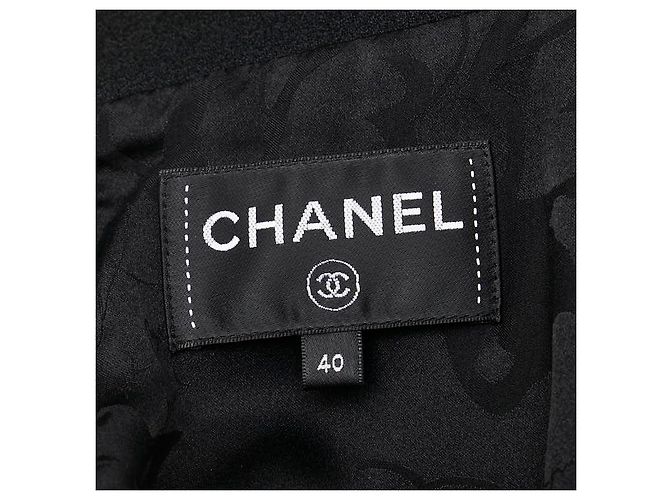 Timeless Vestido de algodón y nylon Chanel Negro - vista 3