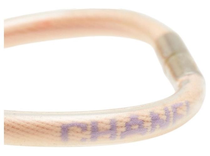 Timeless Bracciale Sportivo con Logo Chanel Rosa - vista 3