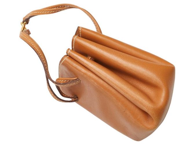 Bolso de cuero Vespa de Hermès Castaño - vista 5