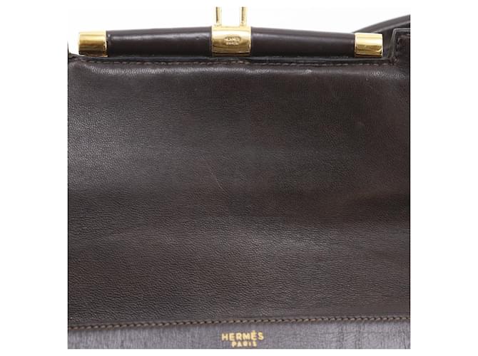 Borsa Paronniere Hermès Marrone - vista 15