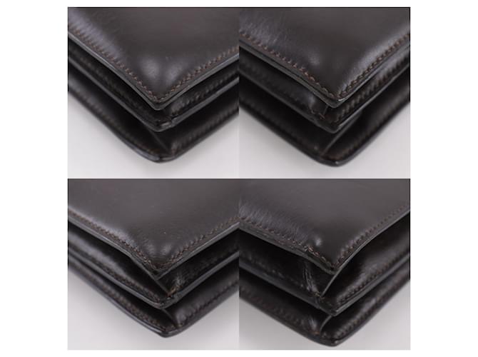 Borsa Paronniere Hermès Marrone - vista 4