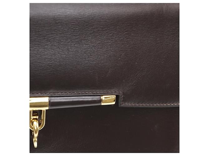Borsa Paronniere Hermès Marrone - vista 9