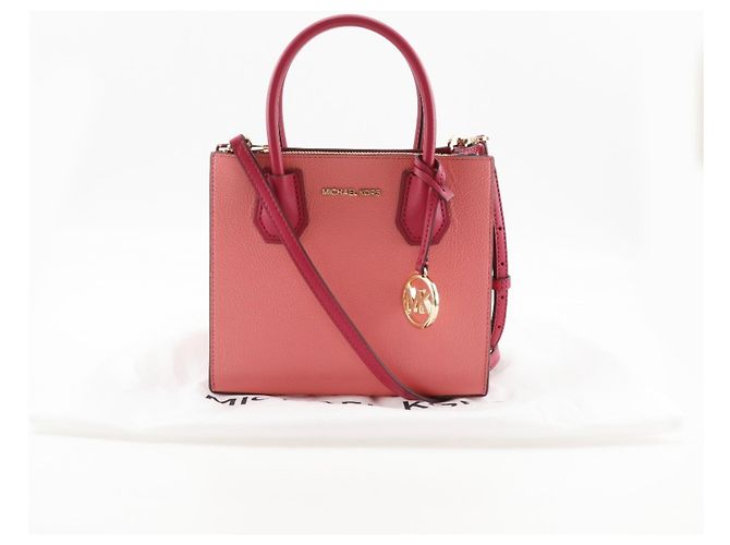 Borsa MERCER di Michael Kors Rosa Rosso - vista 12