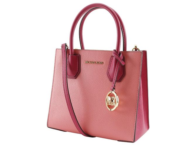 Borsa MERCER di Michael Kors Rosa Rosso - vista 2