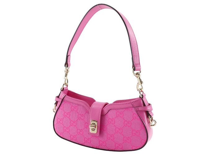 Borsa a spalla mini Moonside di Gucci Rosa - vista 2