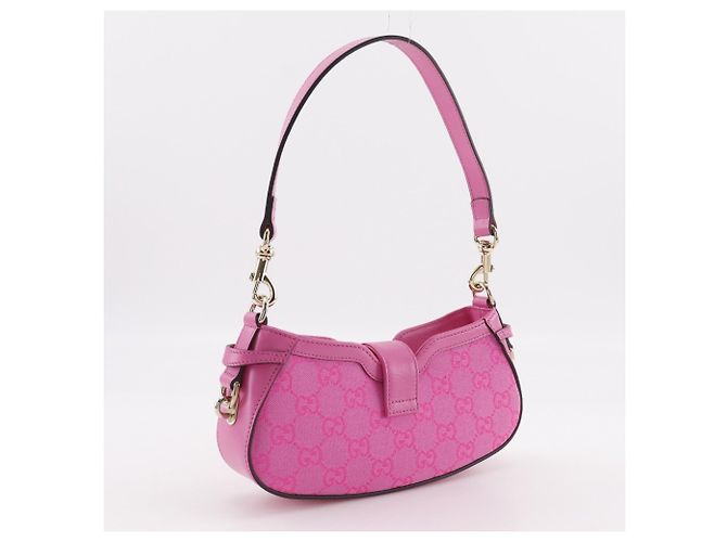 Borsa a spalla mini Moonside di Gucci Rosa - vista 3