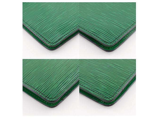 Borsa Clutch Montaigne 27 di Louis Vuitton Verde - vista 4