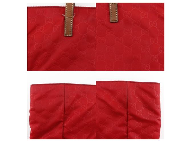 Borsa in nylon Shima Gucci Rosso - vista 10