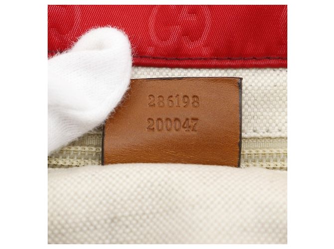 Borsa in nylon Shima Gucci Rosso - vista 19