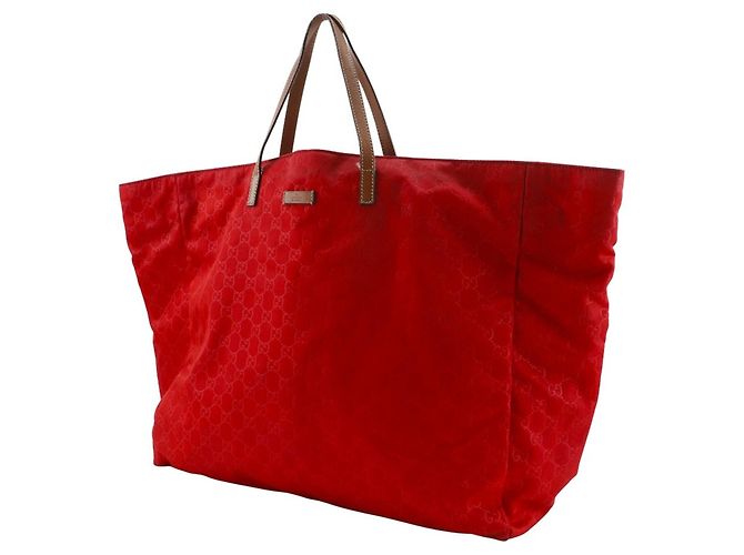 Borsa in nylon Shima Gucci Rosso - vista 2