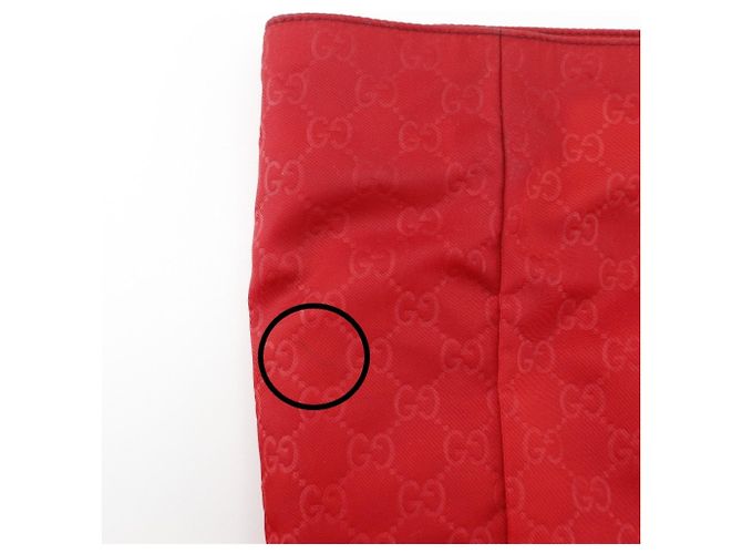 Borsa in nylon Shima Gucci Rosso - vista 9