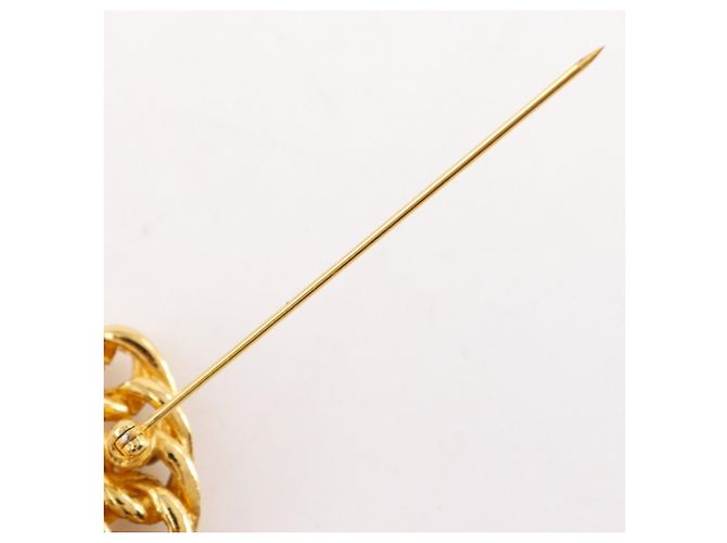 Spilla Coco Placcata Oro Chanel D'oro - vista 3