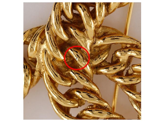 Spilla Coco Placcata Oro Chanel D'oro - vista 5