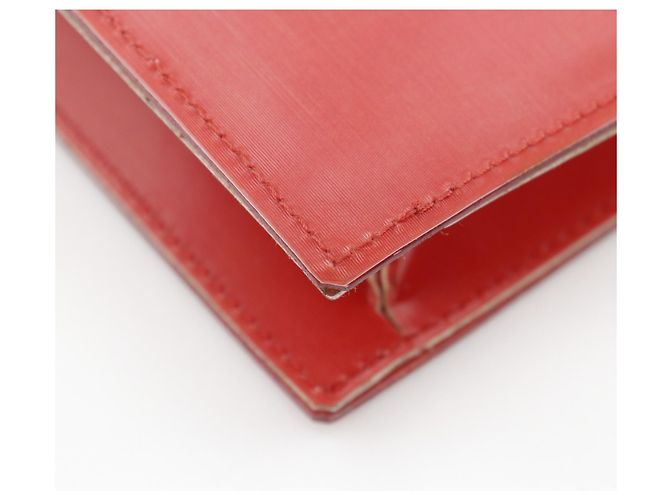 Borsa a spalla con catena olografica Chanel Rosso - vista 4